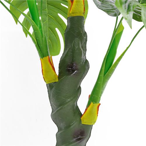 工厂批发逼真仿真绿色植物人造树小型人造龙血树植物仿真盆栽